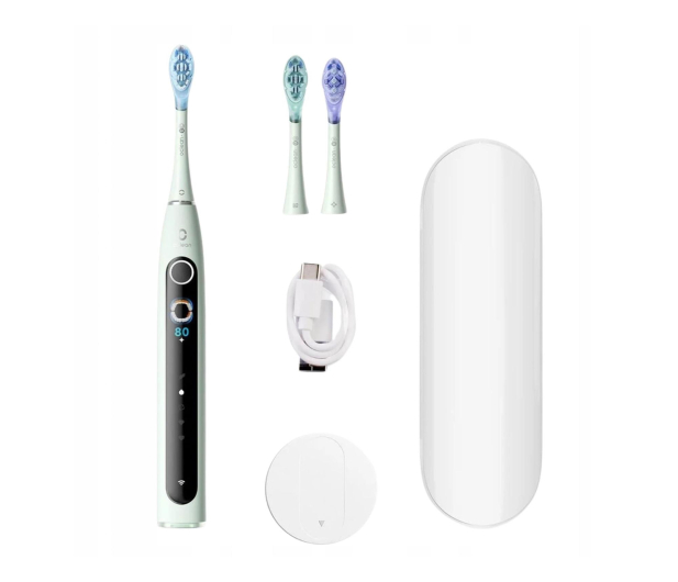 Oclean Szczoteczka soniczna X pro 20 Set (Miętowy) - 1340020 - zdjęcie